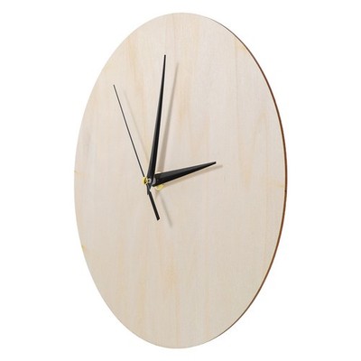Wooden Wall Clock Panel Blank Clocks for Crafting Dial Plate Base