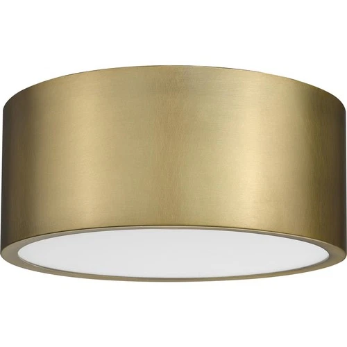 Z-Lite 2302F2-RB Harley 2 Light 12 inch Rubbed Brass Flush Mount Ceiling Light - Picture 7 of 8