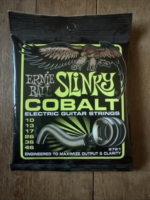Ernie Ball Electric Guitar Strings 2721 - Cobalt Slinky - New Unopened