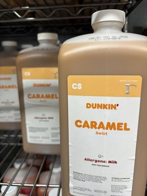 Dunkin Donuts Caramel Swirl Syrup 4 Pack