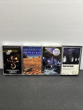 BLUE OYSTER CULT, URIAH HEEP, MOODY BLUES, QUARTERFLASH LOT OF 4 ROCK CASSETTES
