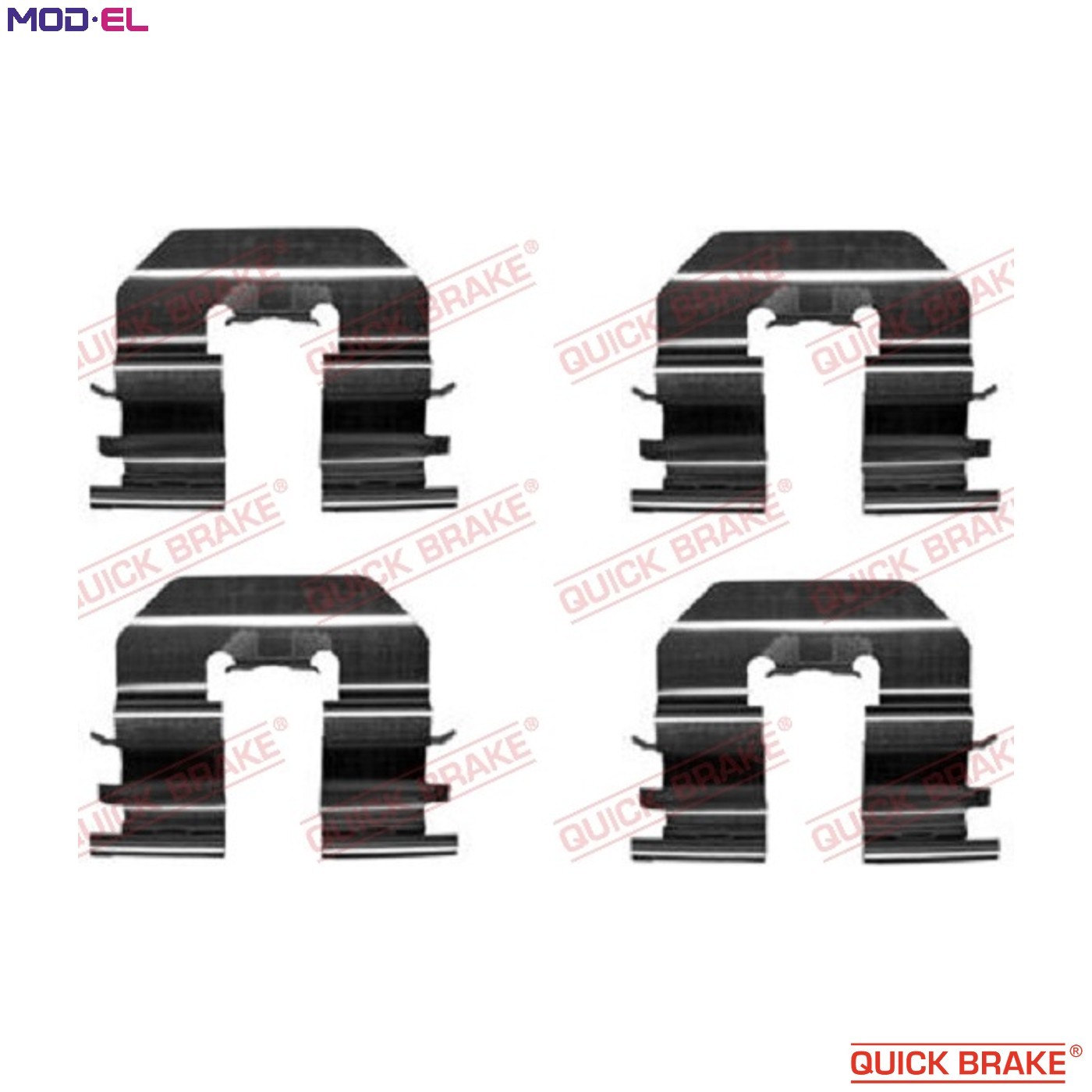 Rear QUICK BRAKE 109-1780 Accessory Kit, disc brake pad for HYUNDAI,KIA,PEUGEOT - Image 5