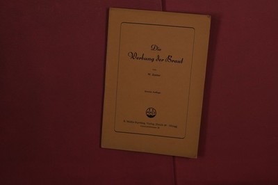 423536 W. Zutter DIE WERBUNG DER BRAUT R. Müller-Kersting Verlag