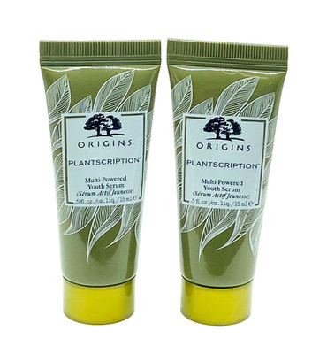 Origins Plantscription Multi-Powered Youth Serum - Travel 0.5oz x2 - New