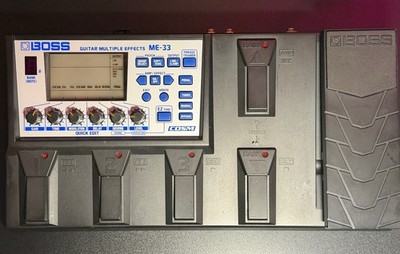 BOSS ME-33 Digital Multi-Effects Processor Amp Simulator Delay Modulation