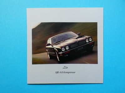 Prospekt / Katalog / Broschüre - Jaguar XJR - 4,0 Kompressor - 08/96