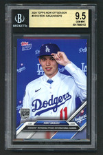 2024 TOPPS NOW OFFSEASON #OS16 ROKI SASAKI ROOKIE RC BGS 9.5 GEM MINT