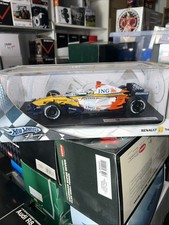 HOTWHEELS/ F1 2007 RENAULT F1 ING SHOWCAR  FISICHELLA - 1/18 SCALE MODEL - MINT