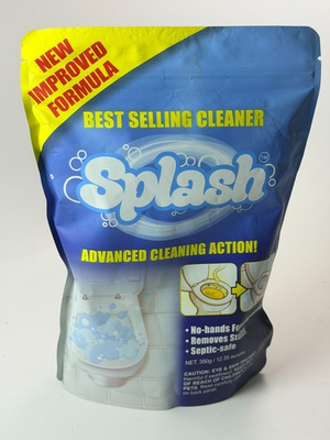 #ad #ad NEW Splash Foam Self Activating Toilet Cleaner Powder 12 oz NEW FORMULA $23.74