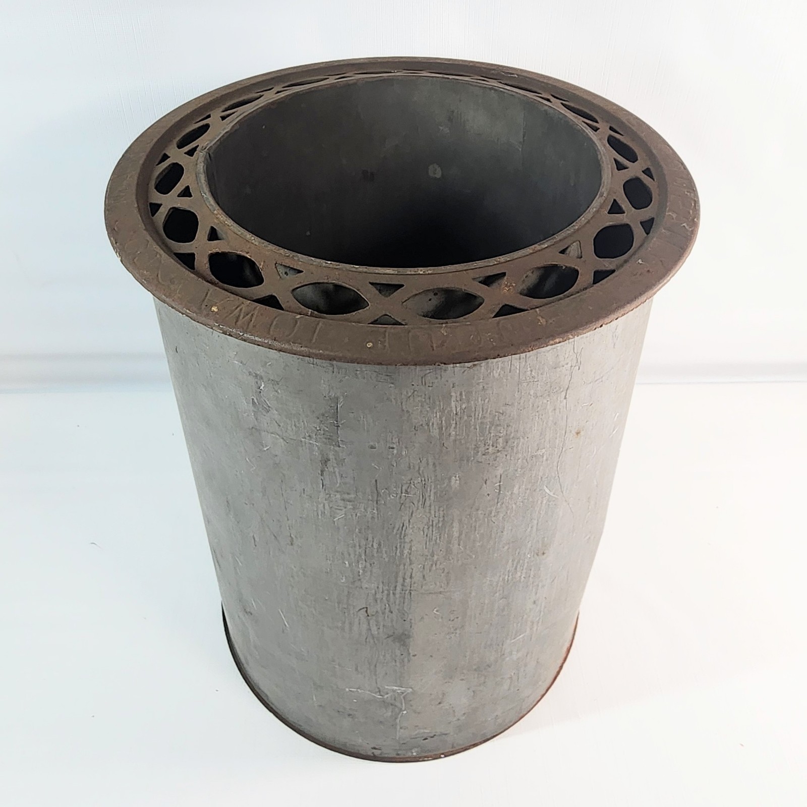 Vintage Stove Pipe & Cast Iron Rim Manufactured By Adams Company ...