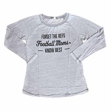 LuLaRoe "Forget The Refs Football Moms..." 3XL Julie LS Raglan Burnout T NEW!