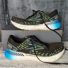 Brooks Glycerin GTS 20 Mens Running Shoes Black Blue Green 1103831D006 Size 10