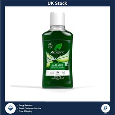 Refreshing Dr Organic Aloe Vera Mouthwash - Fluoride-Free & Cruelty-Free 500ml 23.98 per litre