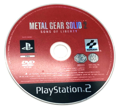 Metal Gear Solid 2 Sons of Liberty Sony PlayStation 2 PS2 NUR CD OHNE Hülle