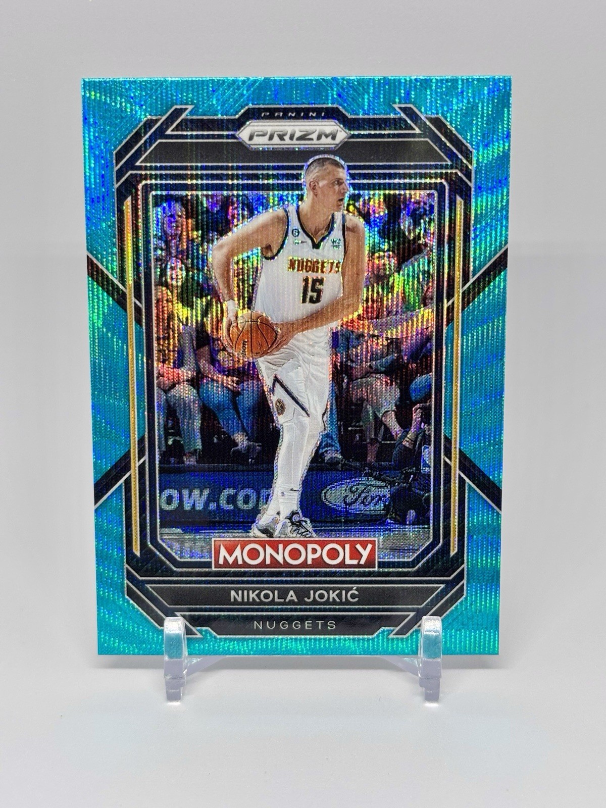 NIKOLA JOKIC 2022-23 PANINI PRIZM MONOPOLY NBA TEAL WAVE NUGGETS #22