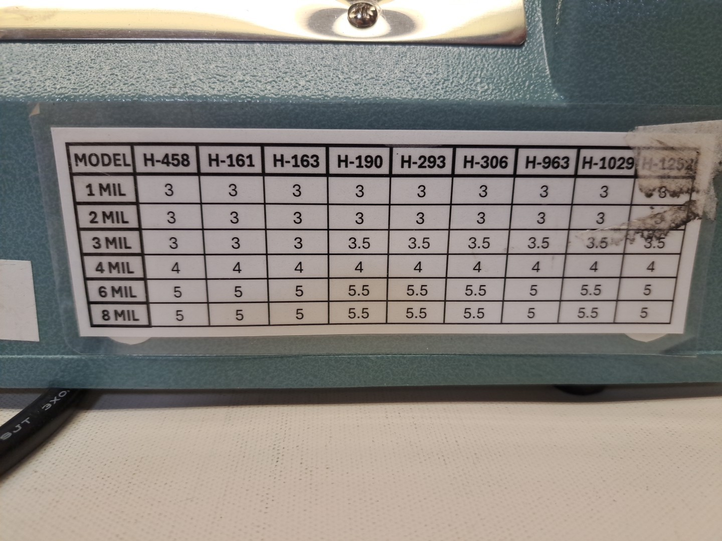 ULINE H-963 16" Impulse Sealer with cutter  USED