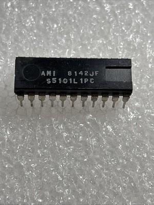 AMI S5101L-1PC Low-Power Static 1kb 5101 SRAM 22-Pin  Arcade IC Chip @CPUAC