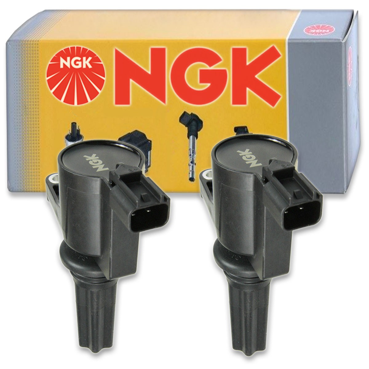 2 pc NGK 48678 U5031 Ignition Coils for XW4Z-12029-AA XR842741 XR82913 qp