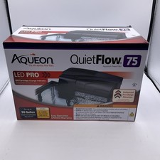 Aqueon QuietFlow 75 LED PRO Aquarium Power Filter Up To 90 Gallons New
