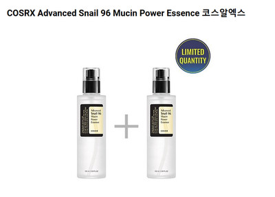 COSRX Advanced Snail 96 Mucin Power Essence Serum - 3.38oz * 2  K-Beauty