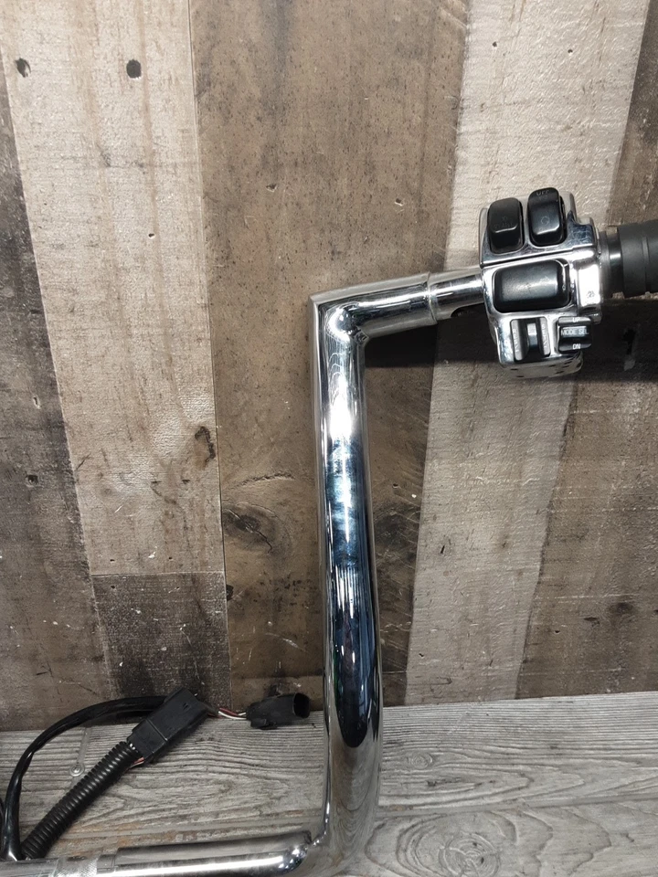 2008 Harley Davidson Electra Glide Ultra Handlebars Grips Controls Chrome BR-696 - Image 3 of 4