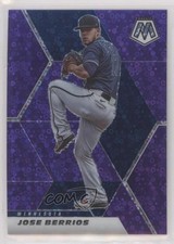 2021 Panini Mosaic Quick Pitch Purple Mosaic Prizm 26/50 Jose Berrios #184 0c2