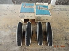Vintage Chrome Metal Bumper Guards