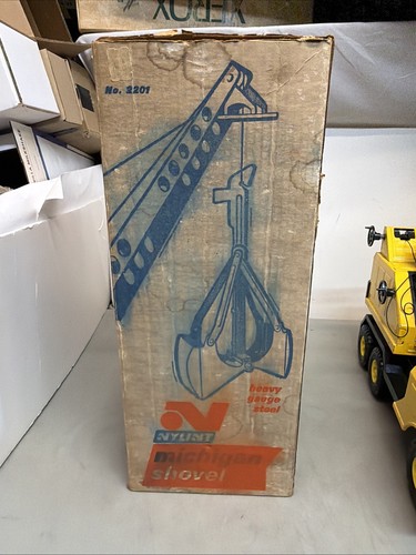 1968-1970 Nylint Michigan Shovel Crane #2201 + Original Box - Afbeelding 19 van 24