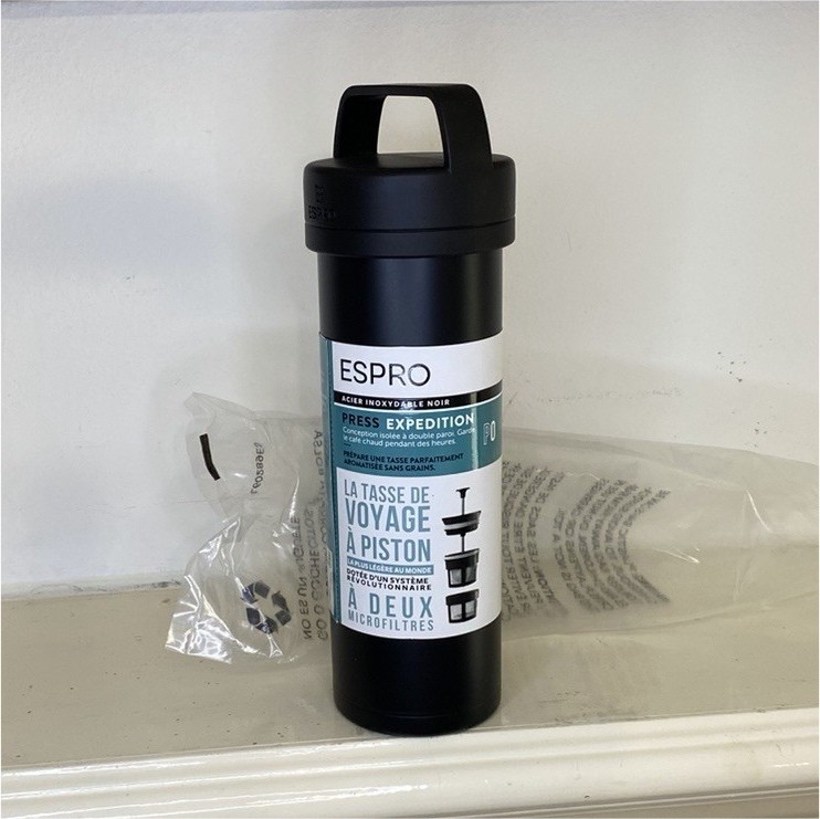 Expedition Travel Press Filter Black Plastic Bottle