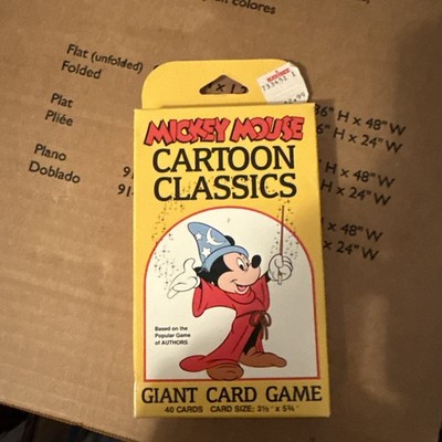 Vintage 80's Walt Disney Mickey Mouse Cartoon Classics Giant