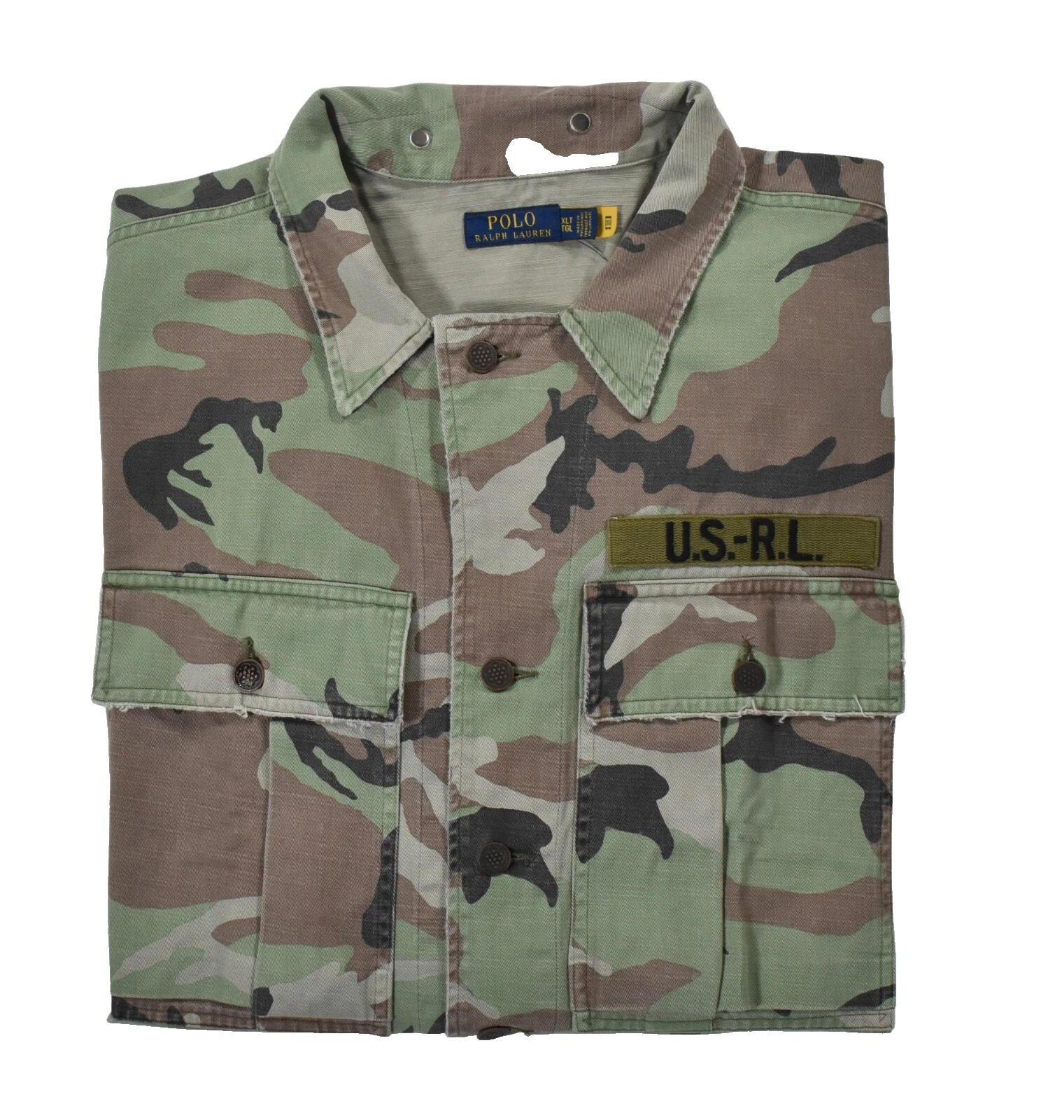 Polo Ralph Lauren Camouflage Big & Tall Casual Button-Down Shirts for Men