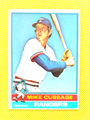 Cubbage 1976 TOPPS # 615 MIKE CUBBAGE | eBay