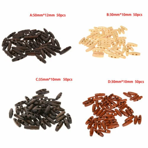 Bottoni in legno per l'hobby del cucito