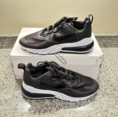 NIKE Air Max 270 React Black White Running Shoes CJ0619-002 Size 7.5W NEW 