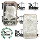Grover Criswell 40th ANA President 1 Troy Oz 999 Silver Bar Engelhard Frosted