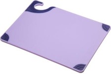 San Jamar Saf-T-Grip Plastic Cutting Board with Safety Hook 9" x 12" x 0.375"