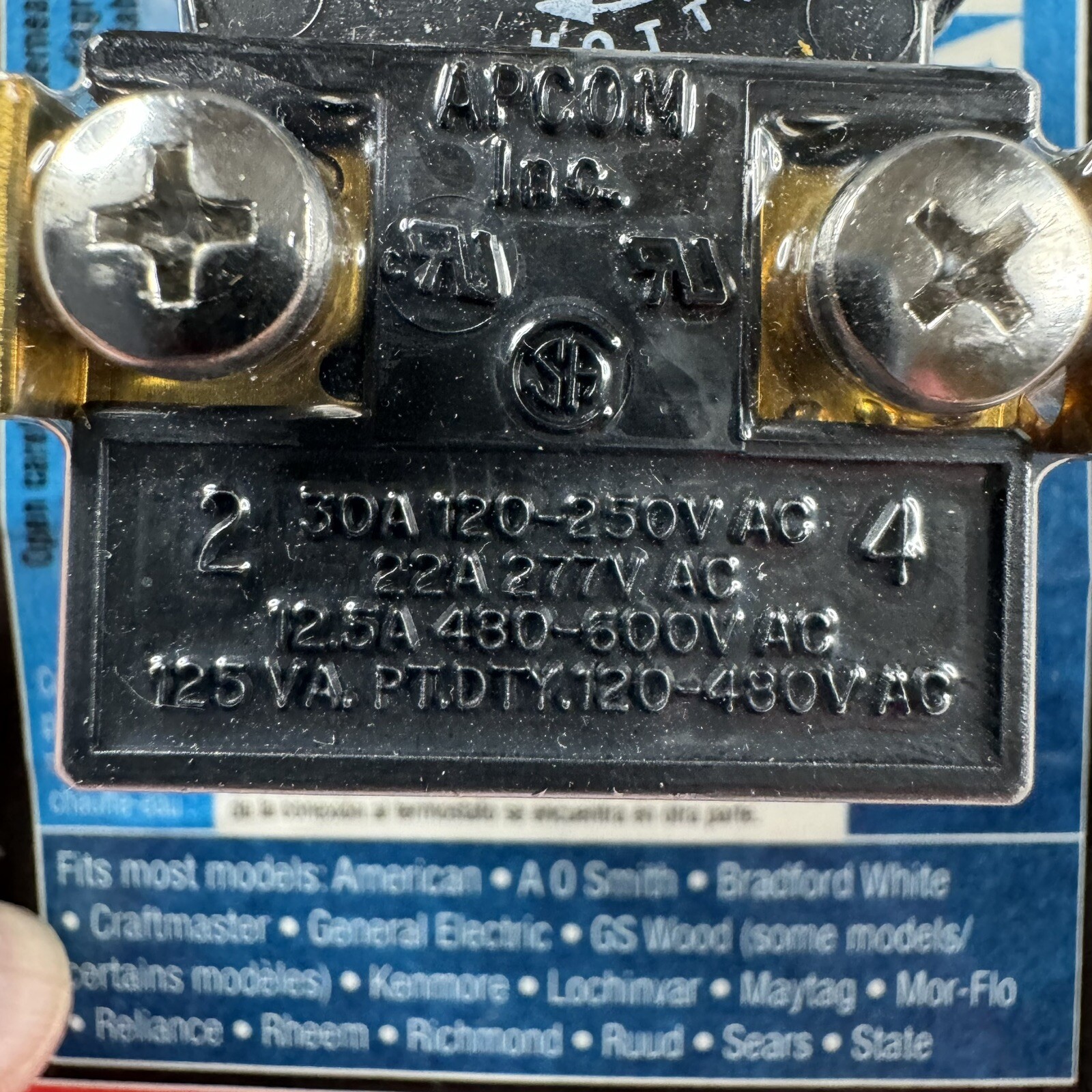 Camco Water Heater Upper Thermostat Apcom Style #07863 NEW Sealed