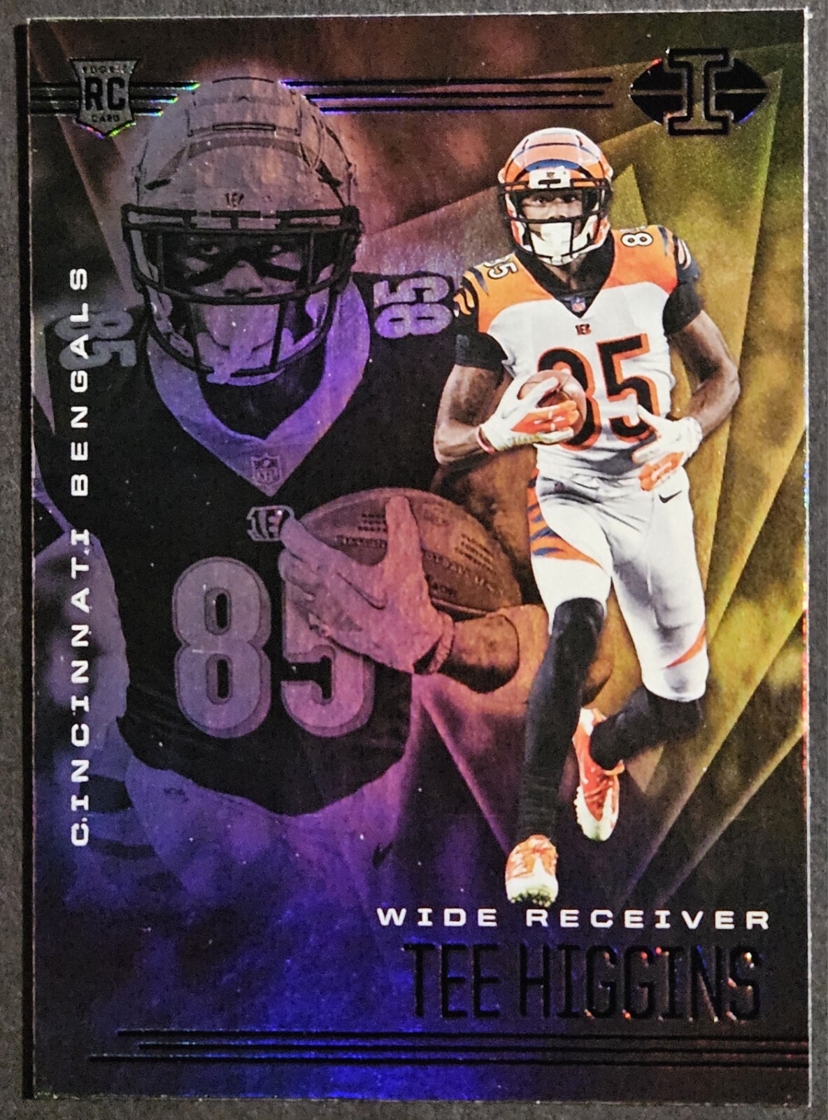 2020 Panini Illusions #21 Tee Higgins Rookie RC Cincinnati Bengals