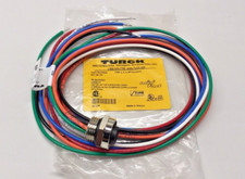 Turck U5517 Cable RKF 66-1M no nut 7/8-16 Female Panel Mount 6-wire 1M 30725-USS