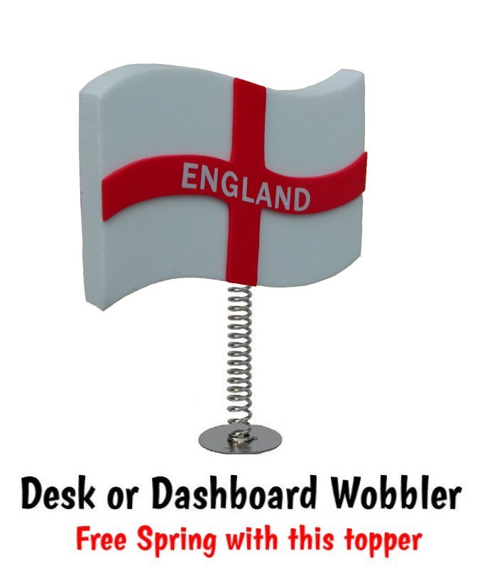REDUCED...England St Flag Car Aerial Ball Topper or Dashboard
