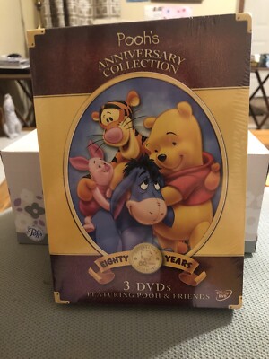 Poohs Anniversary Collection: (3 DVD Set, 2006) Heffalump, Piglet, & Tigger NEW