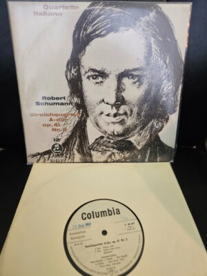 TESTPRESSING Quartetto Italiano Schumann String Qu. op. 41/3 Columbia 33 WS 541