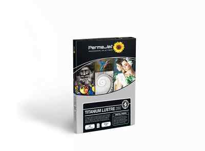 PermaJet Titanium Lustre Metallic 280 g/m² A4 Fotopapier - 25 Blatt APJ25012