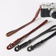Genuine Leather Camera Wrist Strap Cord Holder Lanyard for Canon Nikon Universal