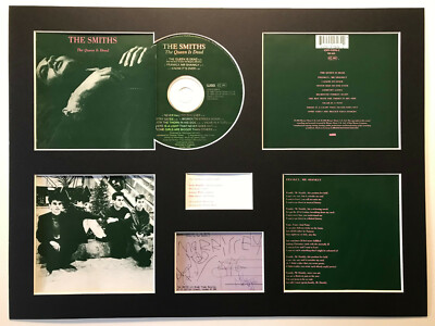 THE SMITHS - Signed Autographed - THE QUEEN IS DEAD - Album Display Deluxe