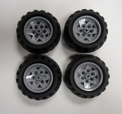 Lego 68.7 X 34r Technic Wheel Lot 4 pcs 