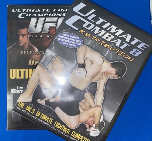 2 Sealed MMA DVD's UFC 49/50 & Ultimate Combat 8 Retribution Lot
