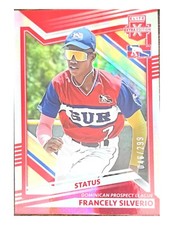 2022 Panini Elite Extra Edition [DPL Status Red] #188 Francely Silverio 046/299
