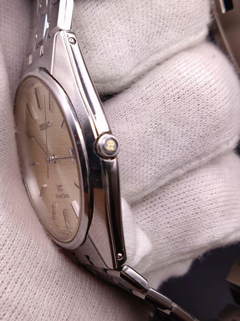 Seiko Grand Seiko 9587-8000 Date Stainless Steel Silver Gold Seiko Grand Seiko 9587-8000 Date Stainless Steel Silver Gold
