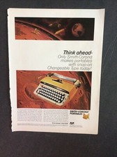 Smith Corona Typewriter Ad Clipping Original Magazine Print Vintage Portables